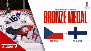 Czechia vs. Finland FULL HIGHLIGHTS | 2024 Women's World Hockey Championship Bronze Medal Game