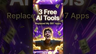3 Free AI Tools That Replaced My $97 Monthly Apps 💰