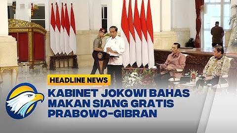 Kabinet Jokowi Bahas Makan Siang Gratis Prabowo