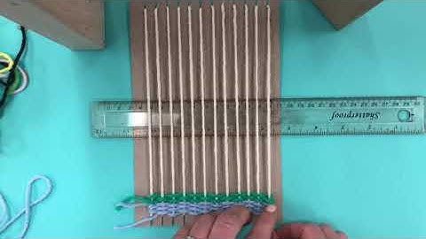 How to change your yarn color when weaving basic