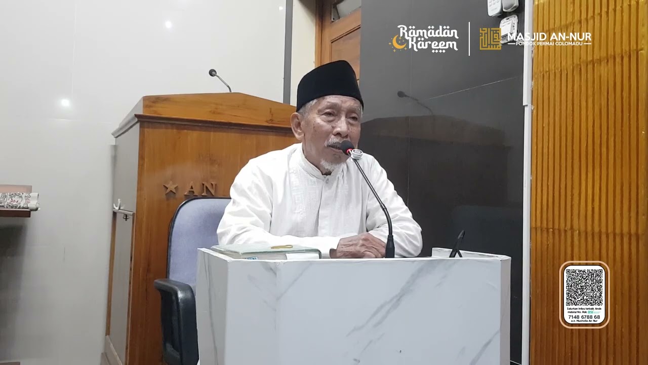 Ceramah Tarawih - 13 Ramadhan 1447 H - Ust. Pujiarta