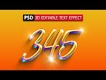 How to Make a 3D Text Effect in Photoshop - Create 3D Text in Adobe Photoshop