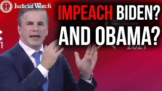 Judicial Watch alleges: "DEMAND ANSWERS on Biden Corruption!" Fitton on Fire @ #CPAC 2021