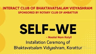 Virtual Installation Of Interact Club 2020-21.