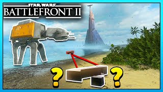 Battlefront 2 CRAZY Secrets Scarif Revealed! (Out of bounds)