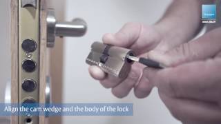 How to change the door cylinder – TESA ASSA ABLOY TK100