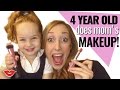 4yearold does moms makeup  jordan from millennial moms
