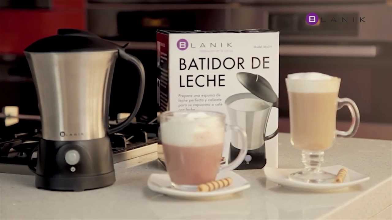 Preparar una espuma perfecta y caliente con Batidor de Leche Blanik