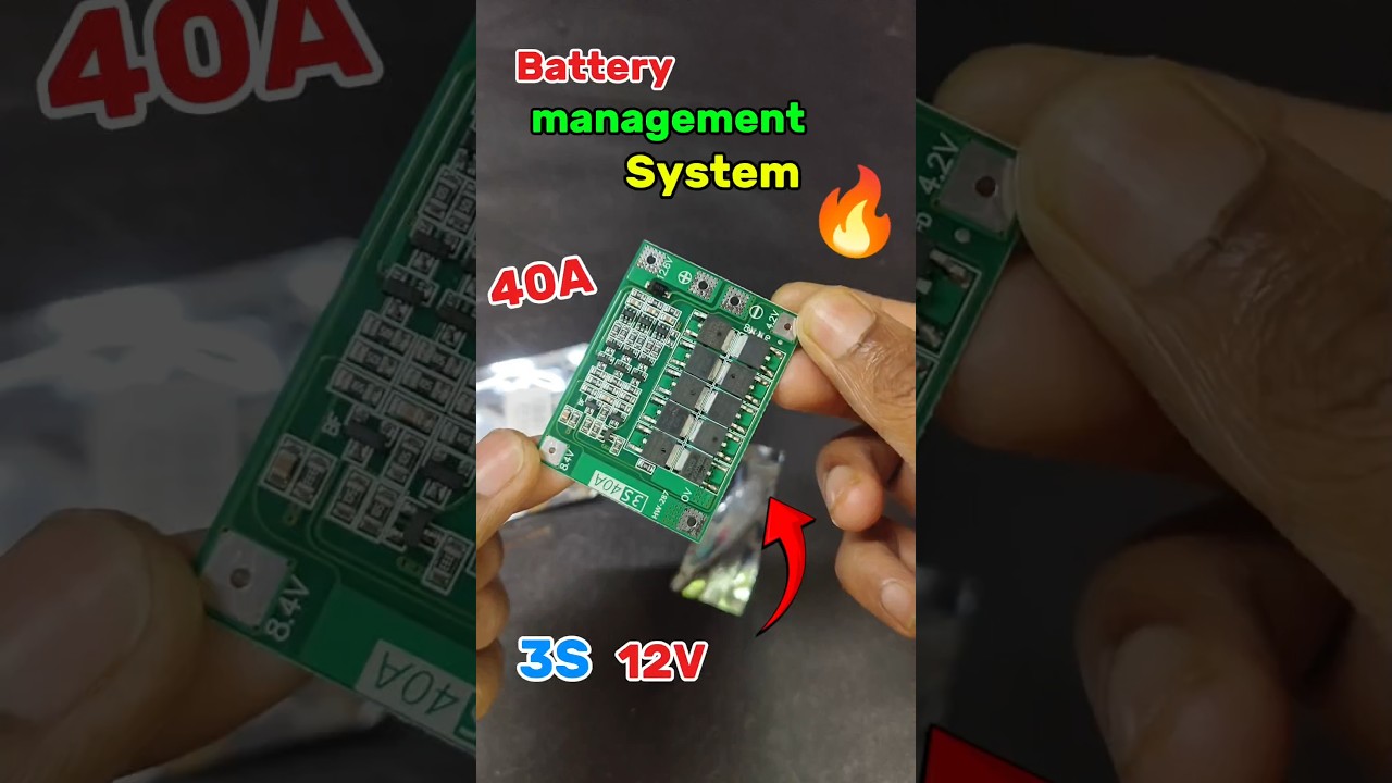 40A Bms for 12v lithium ion battery pack 