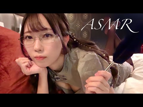 ASMR | 添い寝で囁きながら耳かきASMR💕 | role play ASMR | Deep Sleep ASMR