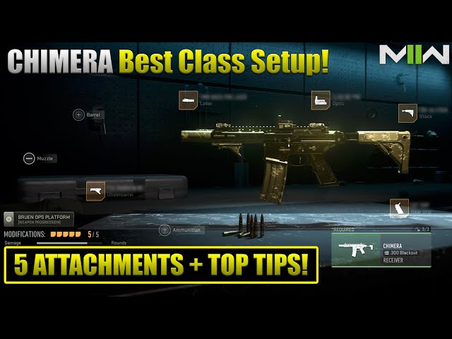 Warzone 2 Chimera loadout best attachments and class setup