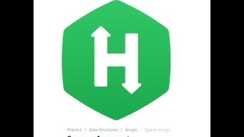 Hackerrank - Sparse Arrays explaination
