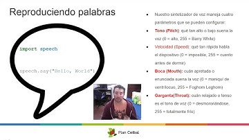 Curso Python para micro:bit: Reproducir Texto a voz
