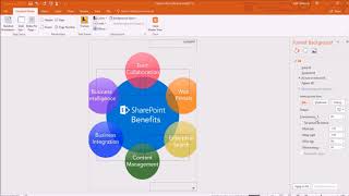 How to view a presentation in handout master View in Microsoft PowerPoint 2016?