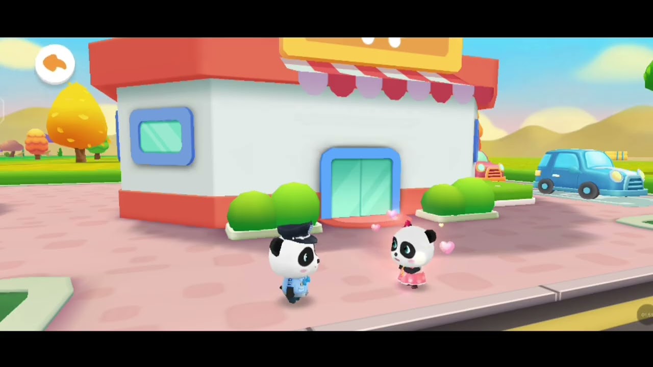 The police have to catch Thief Cat today.🚓👣 