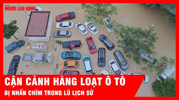 Cận cảnh hàng loạt ô tô bị nhấn chìm trong lũ lịch sử Nam Trung Bộ | Tin tức