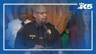 Seattle police chief's absence during Seattle Center shooting called into question