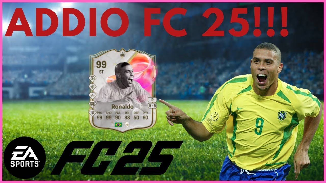 PROVO RONALDO IL FENOMENO 99, E SI QUESTO E' L' ULTIMO VIDEO DI FC 25 ...