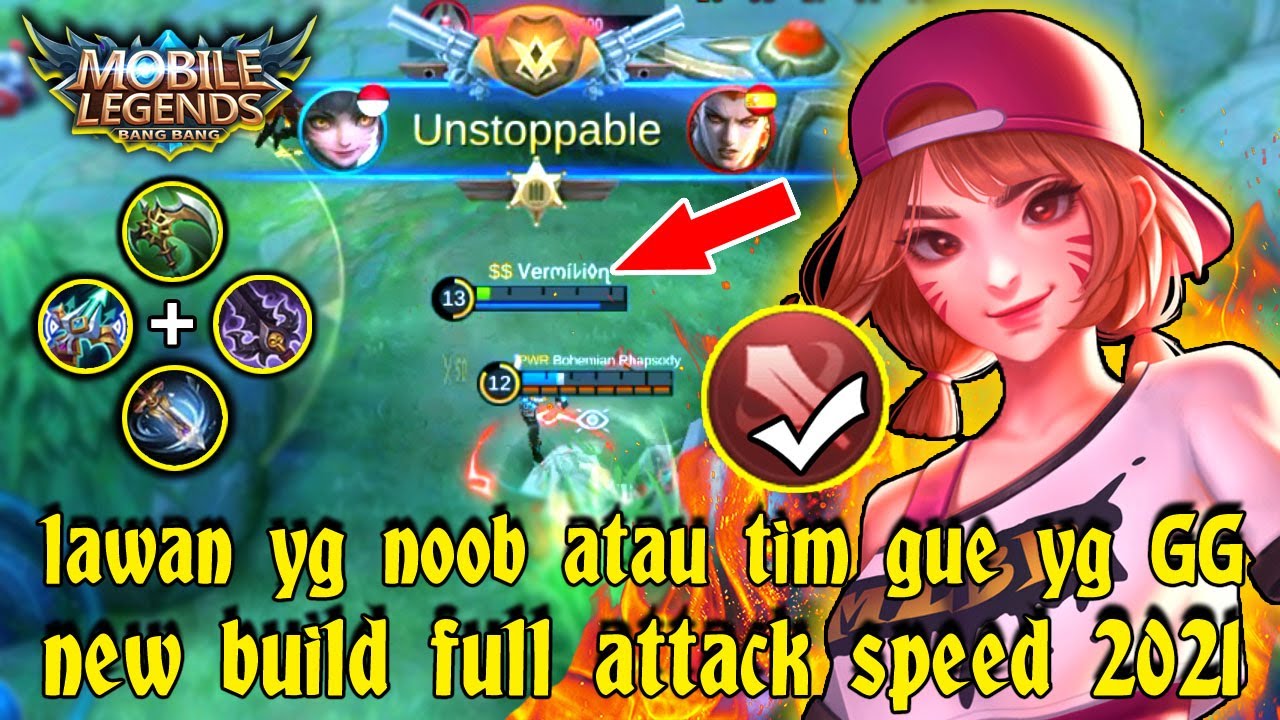 Wanwan Full Attack Speed | Build Wanwan Tersakit Top Global 2021 Mobile Legends