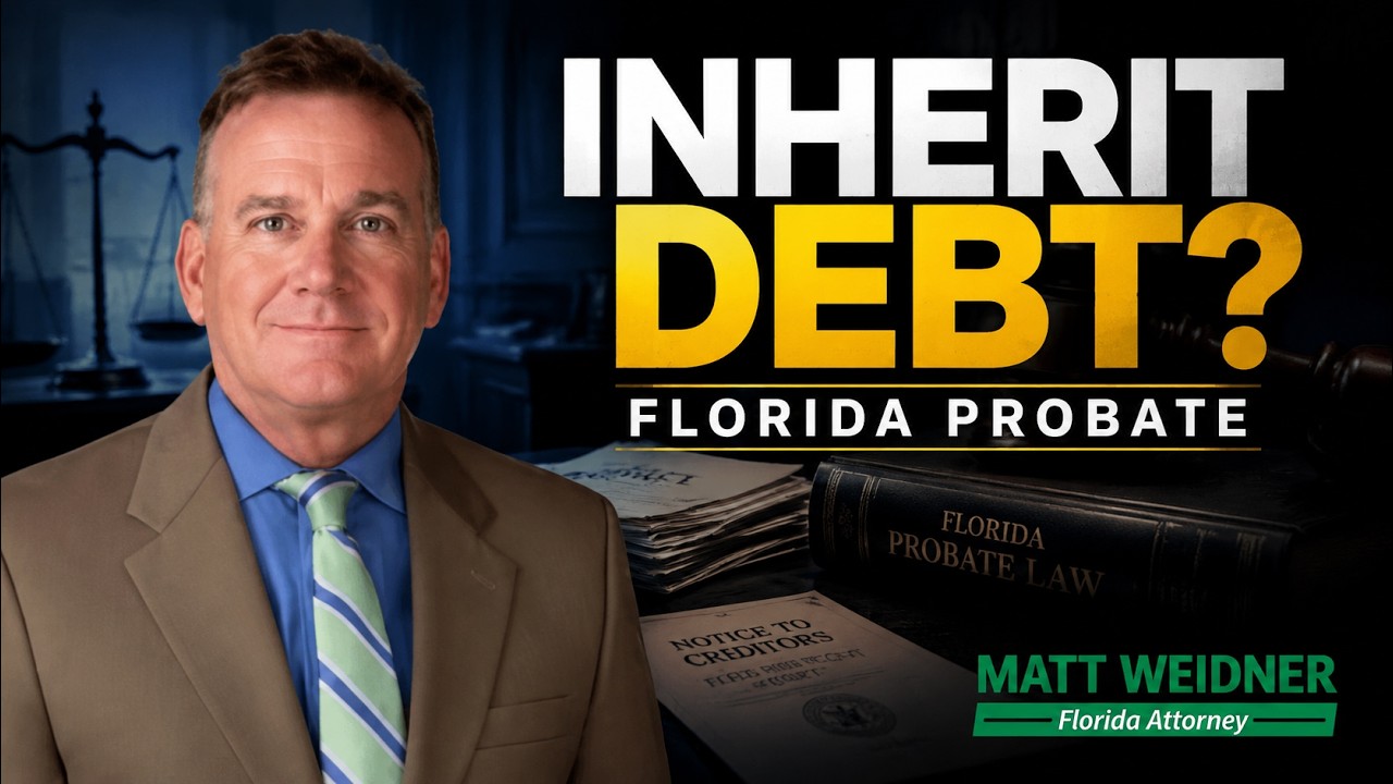 Watch on YouTube: Do You Inherit Debt After Death in Florida Probate?