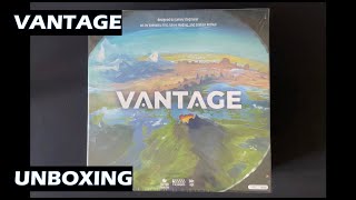 Unboxing Vantage open world exploration board game