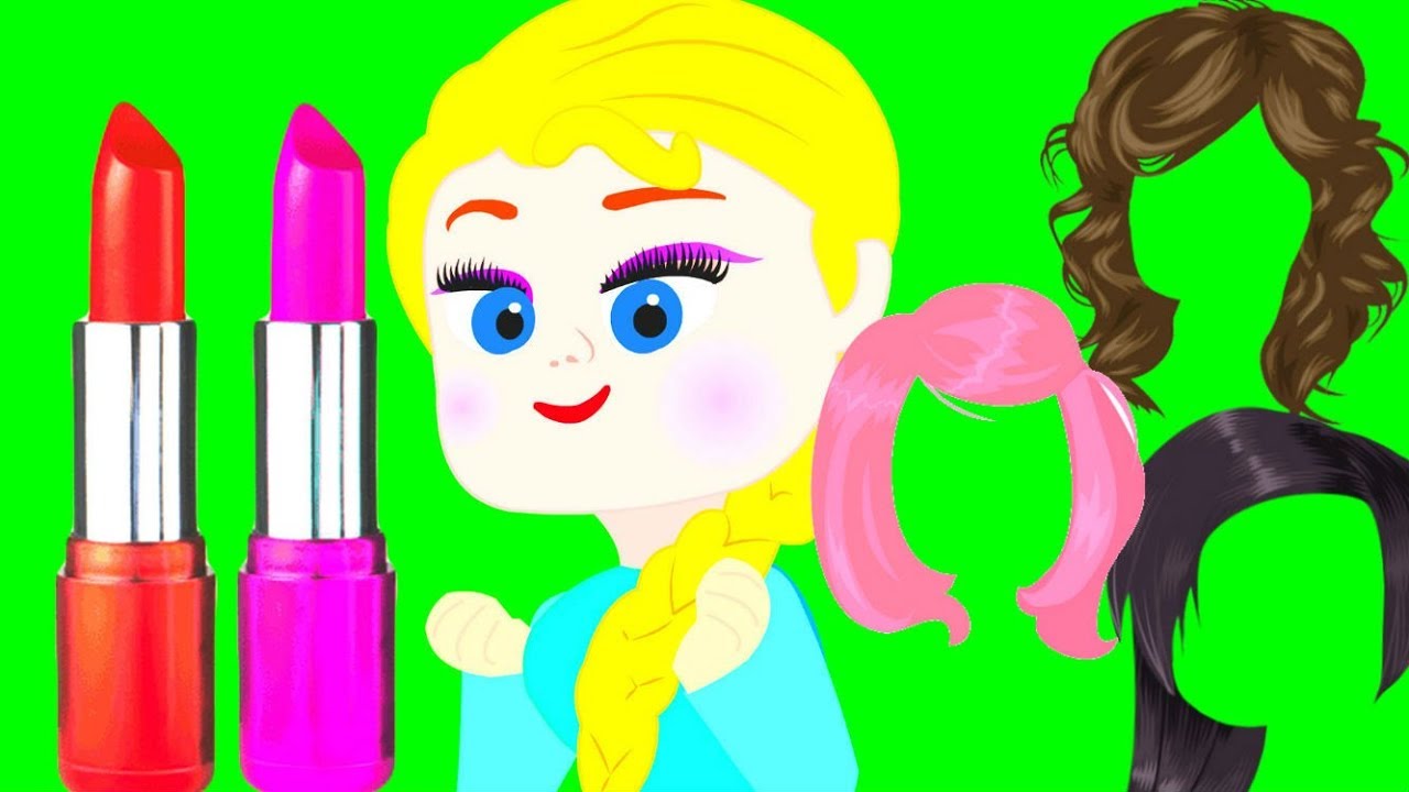 kids anka FROZEN ELSA EXTREME MAKEOVER ❤ Frozen Elsa Play Doh Cartoons & Stop Motion Movies