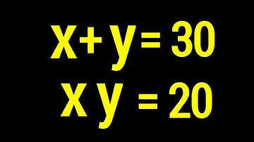 Germany | This Math Olympiad Problem Is Harder Than It Looks! (x, y) = ?