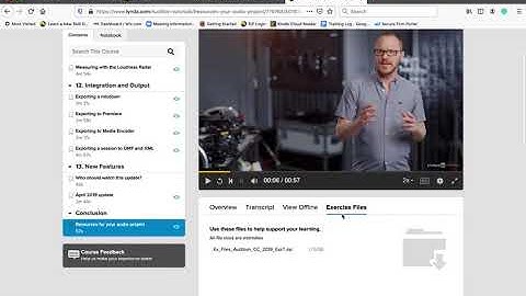Accessing and using Lynda.com