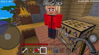 Day 1 in Multicraft survival (ft. Rover) screenshot 5