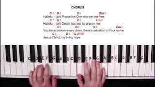 Living Hope (4 Chords Play-Along) - Easy Piano Tutorial in G | Part 2 #piano #pianotutorial