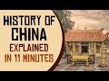 History of China Explained in 11 Minutes