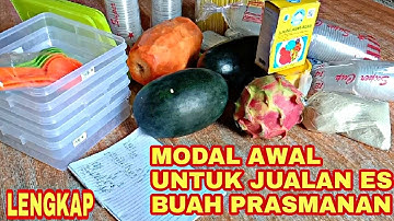 Thumbnail of 🔴 MODAL AWAL UNTUK JUALAN ES BUAH PRASMANAN ‼️ JANGAN ASAL JUALAN YA