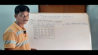 vogels approximation method| Transportation Problem | Operationresearch
