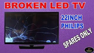 Philips 22 Inch LED TV Call: 9842113605| Model Number 22PFl3756 | Screen Damaged LED TV | Philips