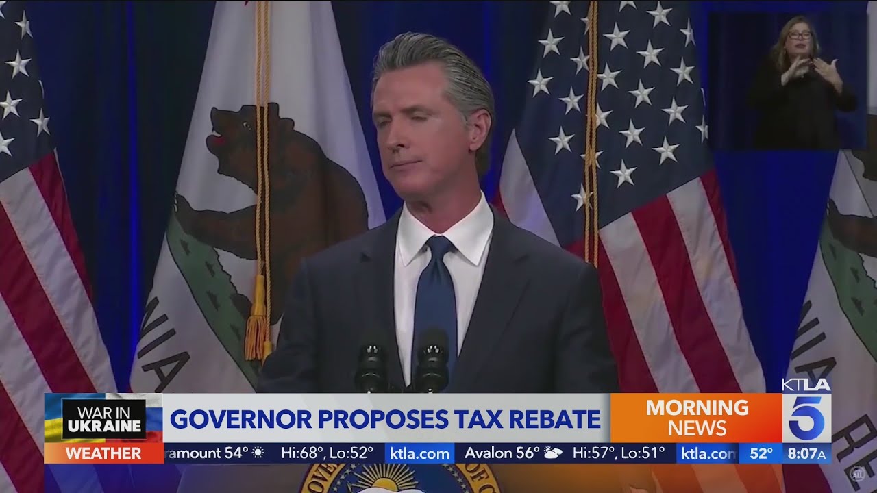 Newsom Tax Rebates