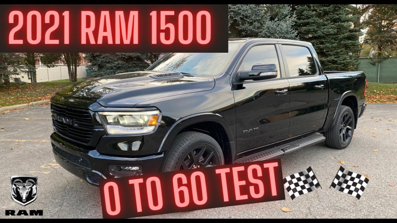 2021 Ram 1500 Performance Test 0 to 60mph Laramie Night YouTube