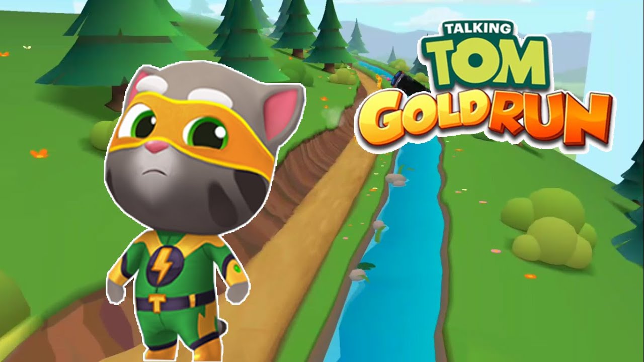Talking Tom Gold Run SUPER TOM Funny Gameplay YouTube