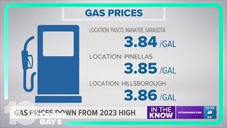 Gas prices down from yearly high