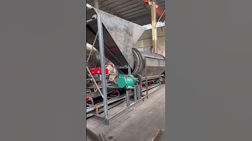 The shaftless drum screen machine working site #drum #screen #machine #sand #stone #jycrusher