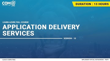 Azure App | Traffic Manager, Load Balancer & Application Gateway | Application Delivery Services
