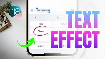How To Use Text Effects On iPhone - iOS 18