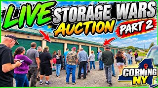 LIVE Storage Wars Auction in New York – The Bidding Gets Serious! | Part 2