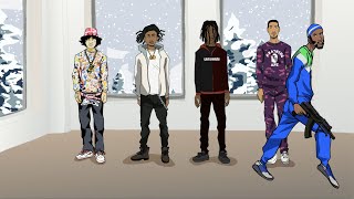 Shoreline Mafia Ft. Q Da Fool - Gangstas & Sippas