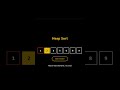 Heap Sort | Binary Heap Sorting Algorithm in JavaScript #heapsort #shorts