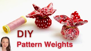 DIY Fabric Pattern Weights   Quick and Easy!