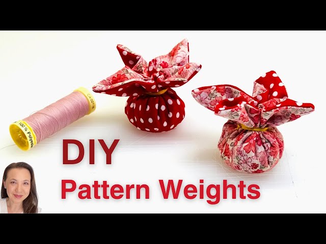 DIY Fabric Pattern Weights Quick and Easy! - YouTube