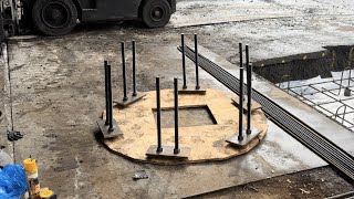 Jib Crane Footing - The Lost Plywood Method