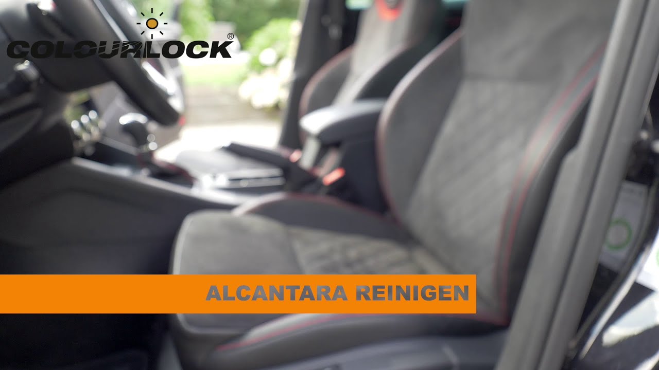 Alcantara professionell reinigen - Schnellübersicht | COLOURLOCK