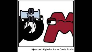 M Albanian Alphabet Lore Njsaurus