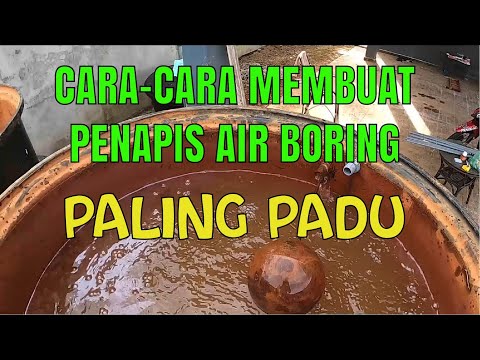 Video: Penyucian air dari perigi. Penapis air telaga